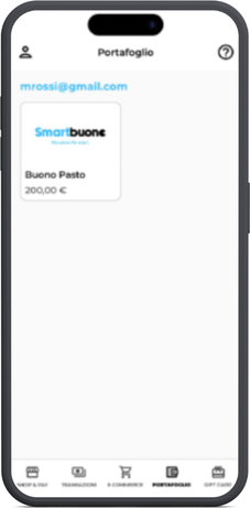 Schermata home dell'app Smart Buono